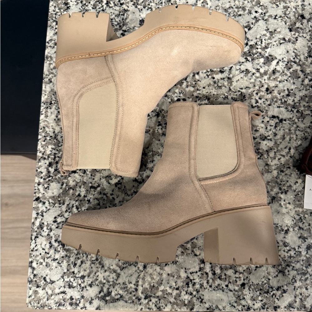 Dolce Vita Tan Ankle Booties
